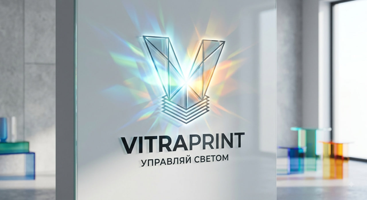 Световой логотип VitraPrint
